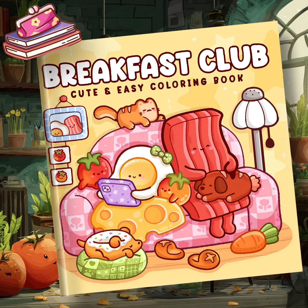 ガーリーハート朝食大人の塗り絵、かわいいイラスト、大胆な創造性、カジュアルな減圧、クリスマス、ハロウィン、新学期、秋の装飾ギフト、手頃な価格のアートとクラフトの塗り絵に最適