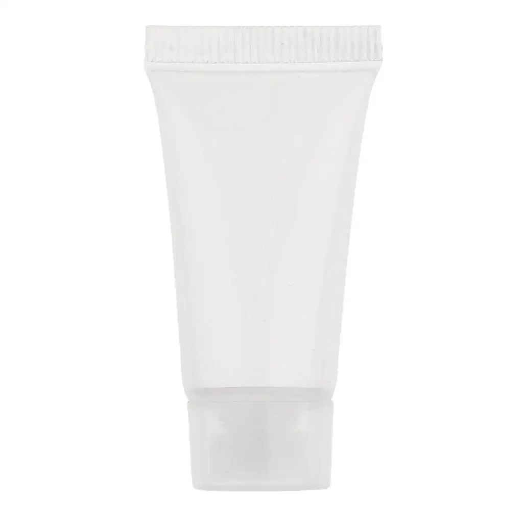 Shower Lotion Cleanser Sample Bottles Empty Refillable Cosmetic Jar 5ml Clear Plastic for Travel and Skincare Products