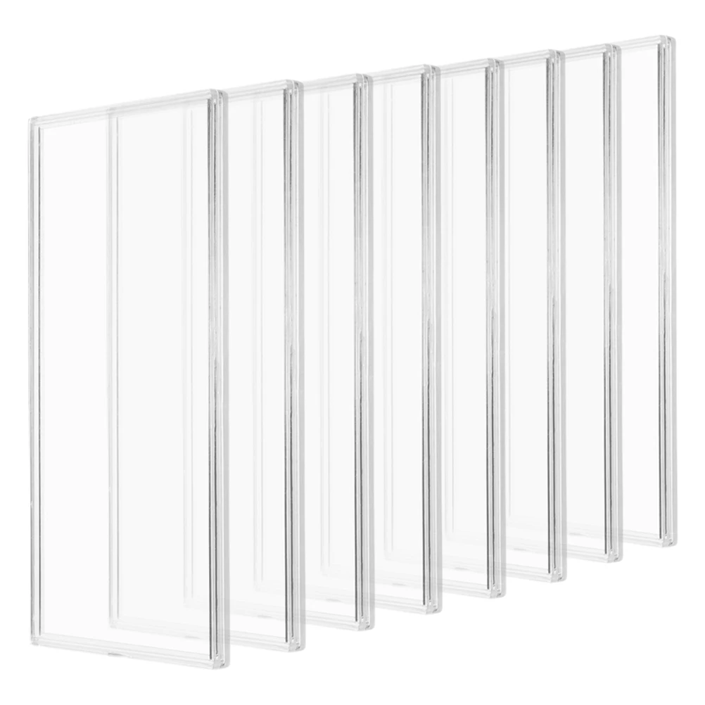 

8pcs Plastic Banknotes Case Organizer Holder Money Sleeve Protective Container Commemorative Paper Storage Box