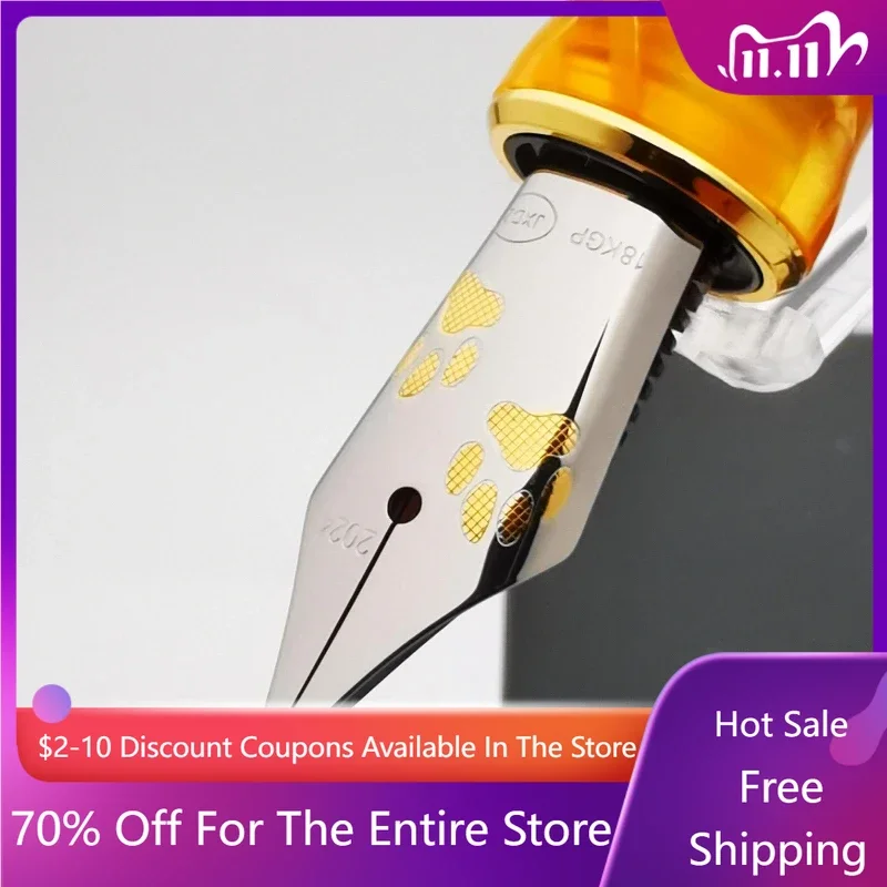 

Ручная полированная перьевая ручка с наконечником Bock 6 F, 0,5 мм, длинный нож, исследование, для взрослых, студентов, практика каллиграфии, сменный блок для ручки, офисное письмо