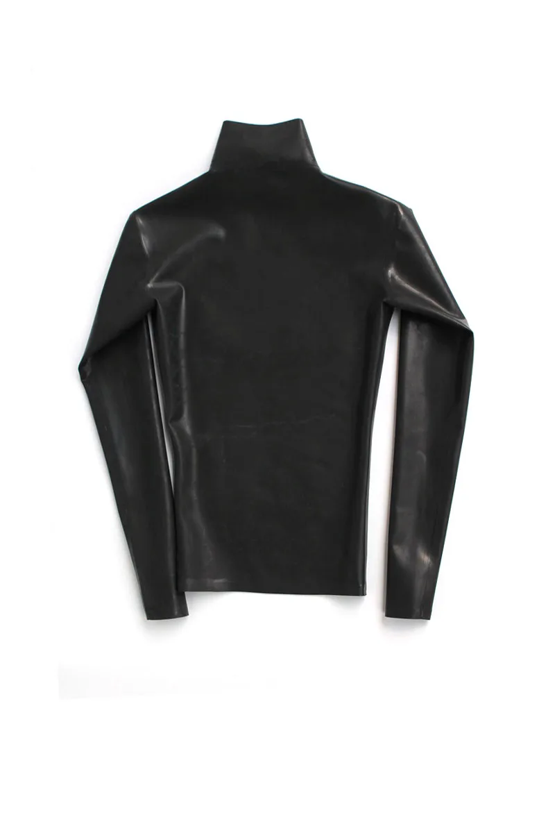 Women 's latex rubber tights top In stock in white color