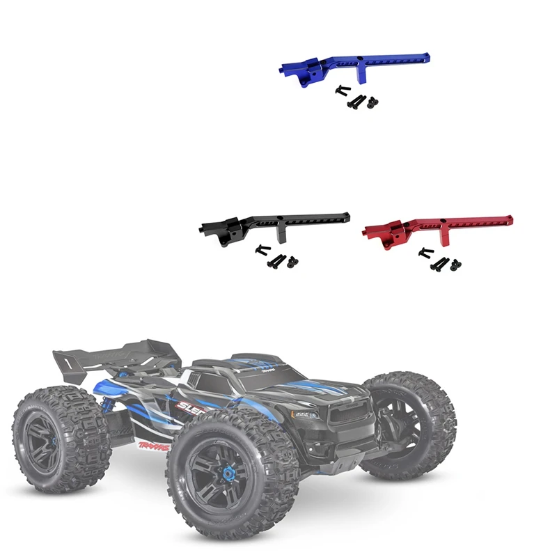 دعامة الهيكل الخلفي من الألومنيوم 9521 لـ 1/8 Traxxas Sledge 95076-4 RC ترقيات أجزاء السيارة الملحقات