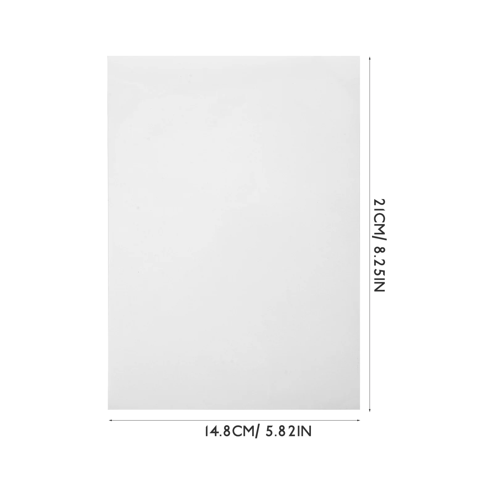 Papel de impresora A5 en blanco para oficina, suministros multifunción multiusos, cartón blanco, 500 hojas