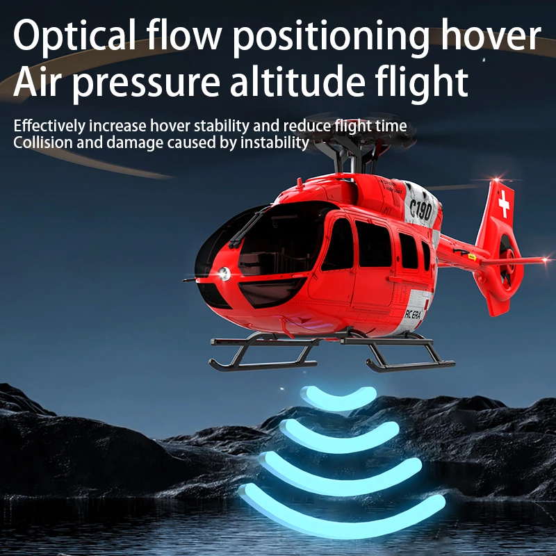 RC ERA C190 H145 1:30 Skala Optyczne pozycjonowanie przepływu Żyroskop Stabilizowany helikopter RC Samolot zdalnie sterowany