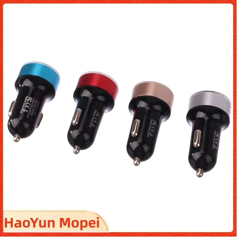 

Автомобильное зарядное устройство PD+USB QC3.0 38W для быстрой зарядки телефона, адаптер для прикуривателя 12-24В с LED-дисплеем вольтметра