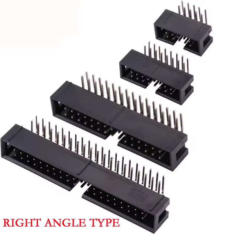 FC 6/8/10/12/14/16/18/20/24/26/30/34/40/50/60/64Pin 2.54mm Pitch Female IDC Socket Connector Ribbon Cable DC3 Header Male Socket - Image 4