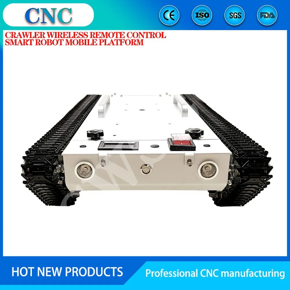 WT600S Tracked Wireless Remote Control Robot Mobile Platform Tank Vehicle Off-road Detection