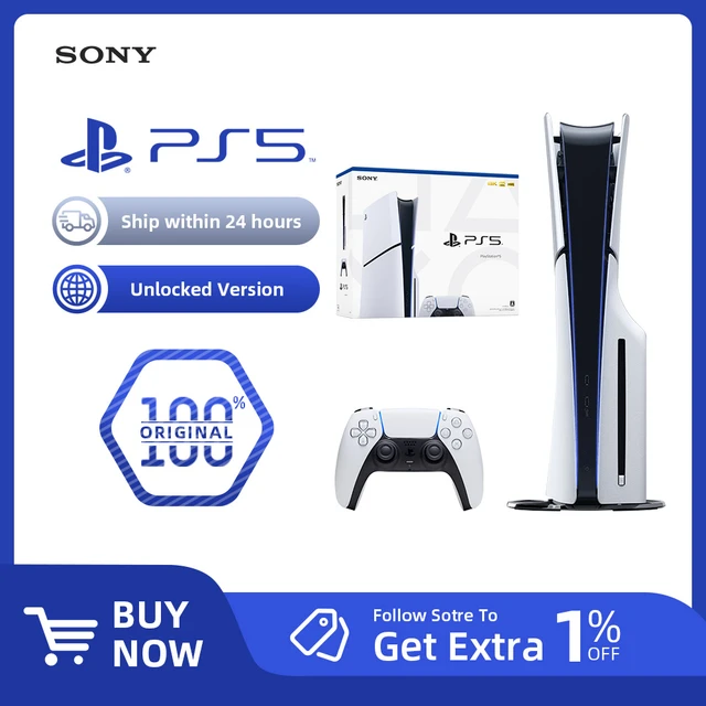 Original Sony Game PlayStation 5 PS5 Slim Console Video Game Console PS 5  PC Games Ultra High Speed PlayStation5