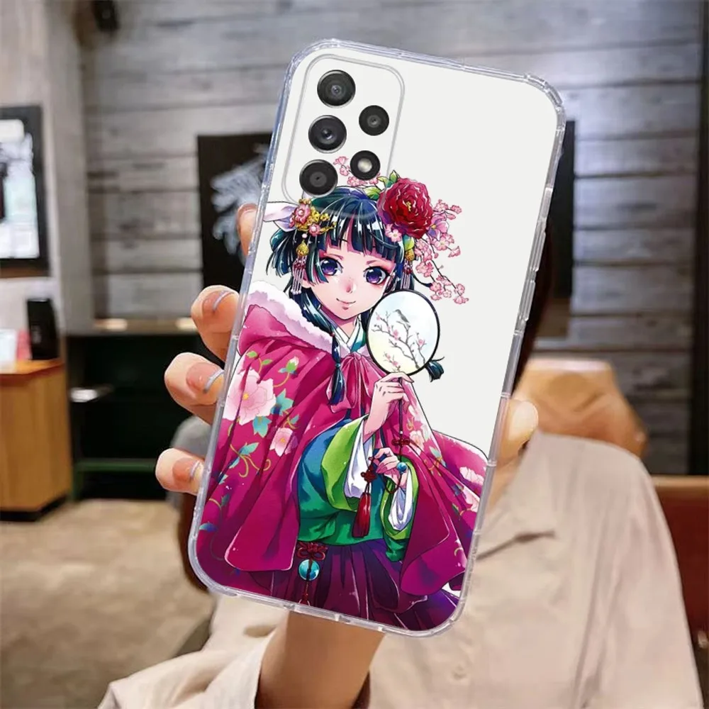 Apothecary Diaries Maomao Phone Case For Samsung A71,70,52,51,4G,40,31,50,20,21,S,12,10,Note20 Ultra,Soft Transparent Case