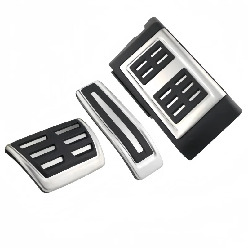 Чехол на автомобильные педали для Audi Q7 SQ7 2006-2015, педаль акселератора, газа, тормоза, подставка для ног, накладка на мертвую педаль, нескользящие аксессуары для интерьера