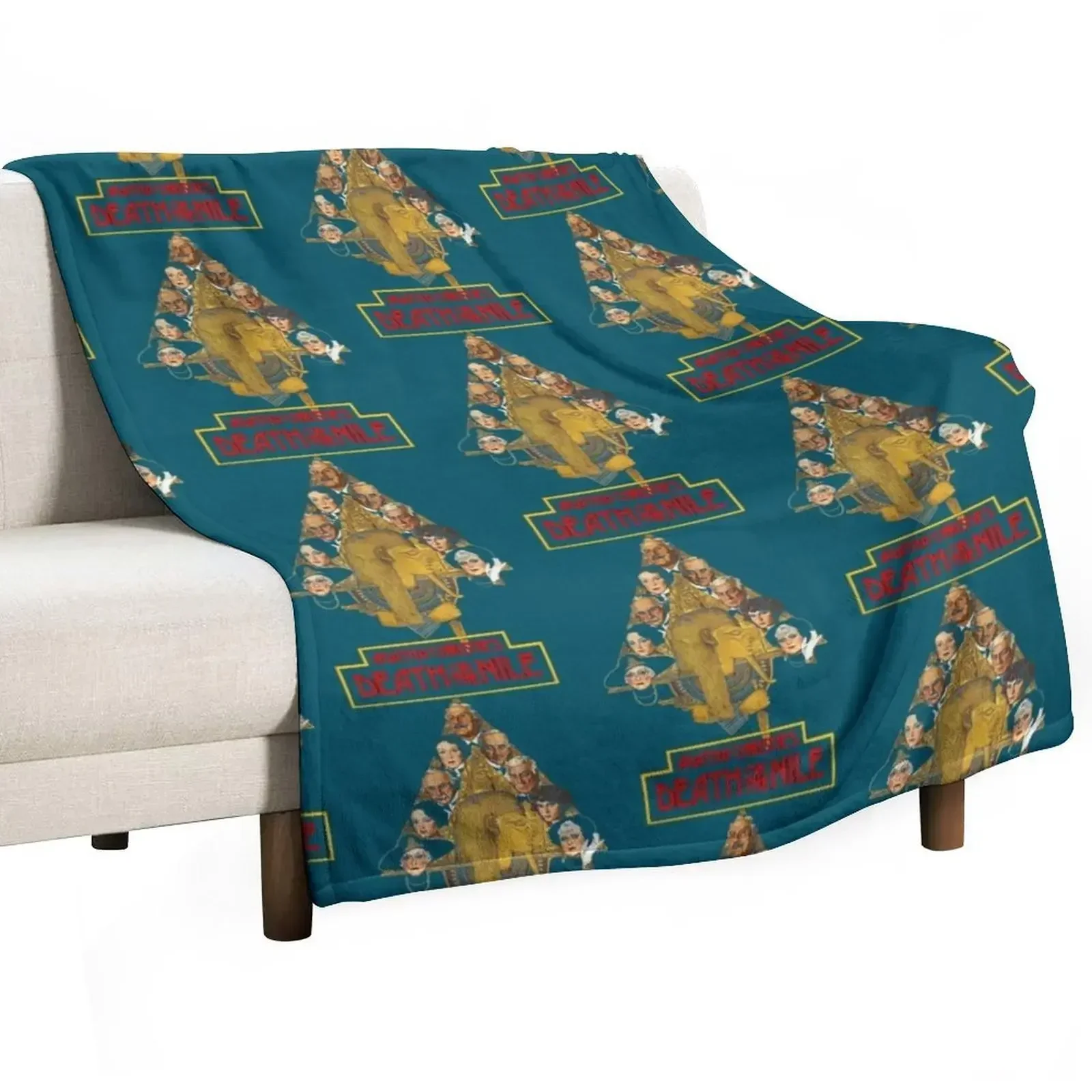 Death On The Nile Retro Throw Blanket heavy to sleep Sofa Throw Furry Summer Hairy Single Blankets