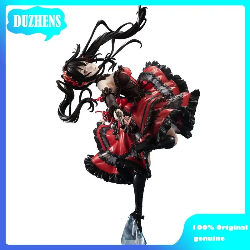 

100% Original:Anime DATE A LIVE Tokisaki Kurumi 24cm PVC Action Figure Anime Figure Model Toys Figure Collection Doll Gift