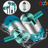 Écouteurs intra-auriculaires filaires avec suppression du bruit, design ergonomique, stéréo, écouteurs de musique de sport pour recharge de téléphone portable 2