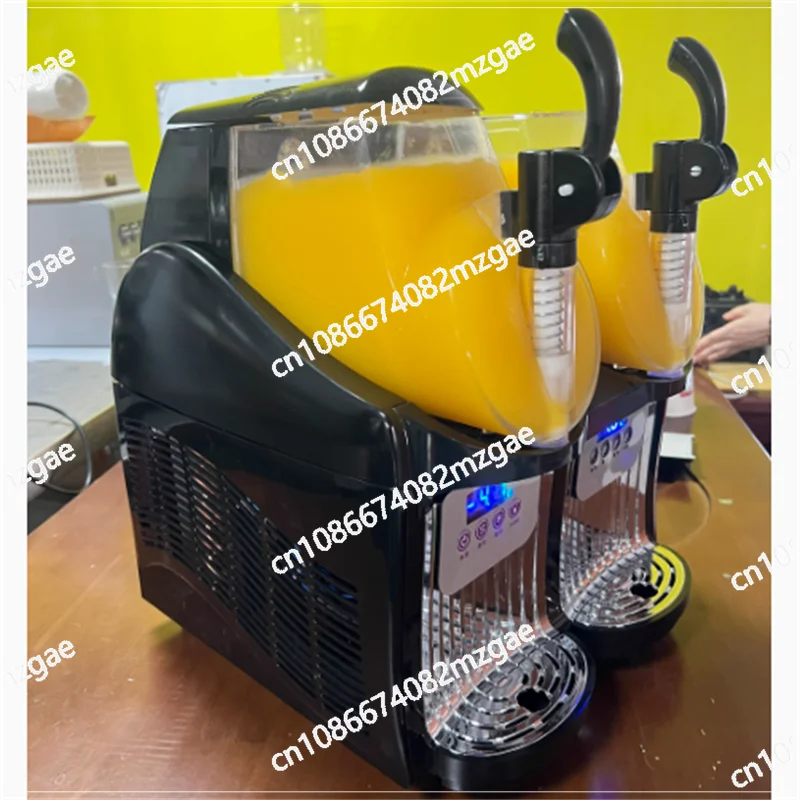 Drink Slushy Smoothie Maker Slush Making Machine Smart Two Cylinder Household Snow Melting Machine