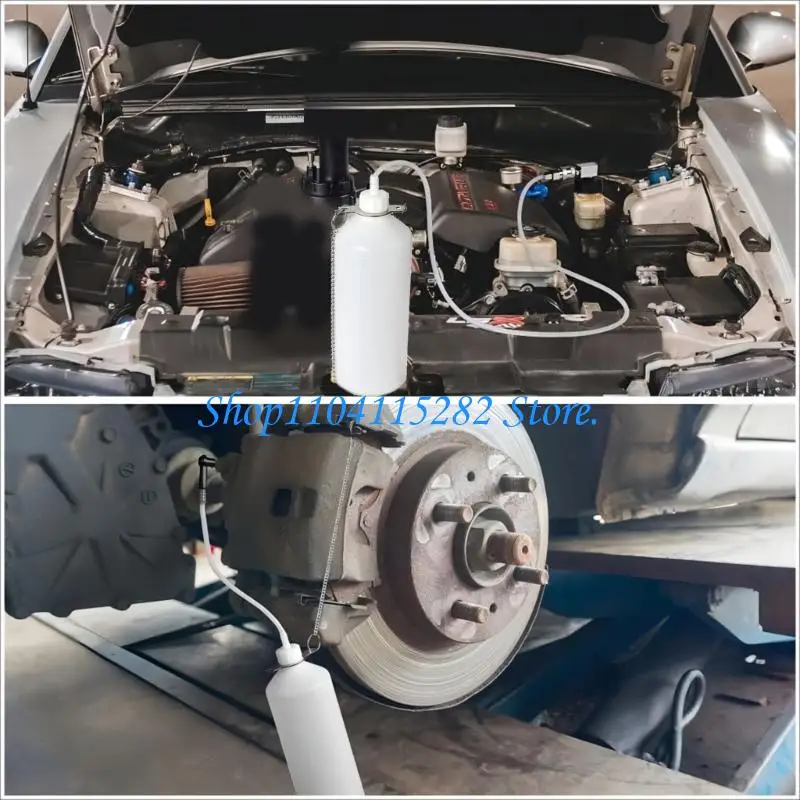 ABS Brake Fluid Renewal Apparatus with Ergonomical Designs Brake Fluid Refilling Set for Professional repair & Garages