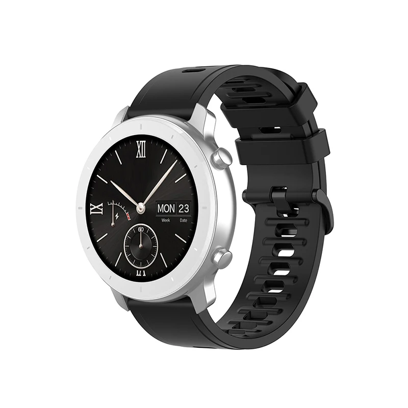 Ticwatch Pro 3 울트라 gps용 손목 밴드, 실리콘 팔찌 벨트 시계 액세서리, 틱워치 프로 X 2020 4G/LTE GTX E2 S2