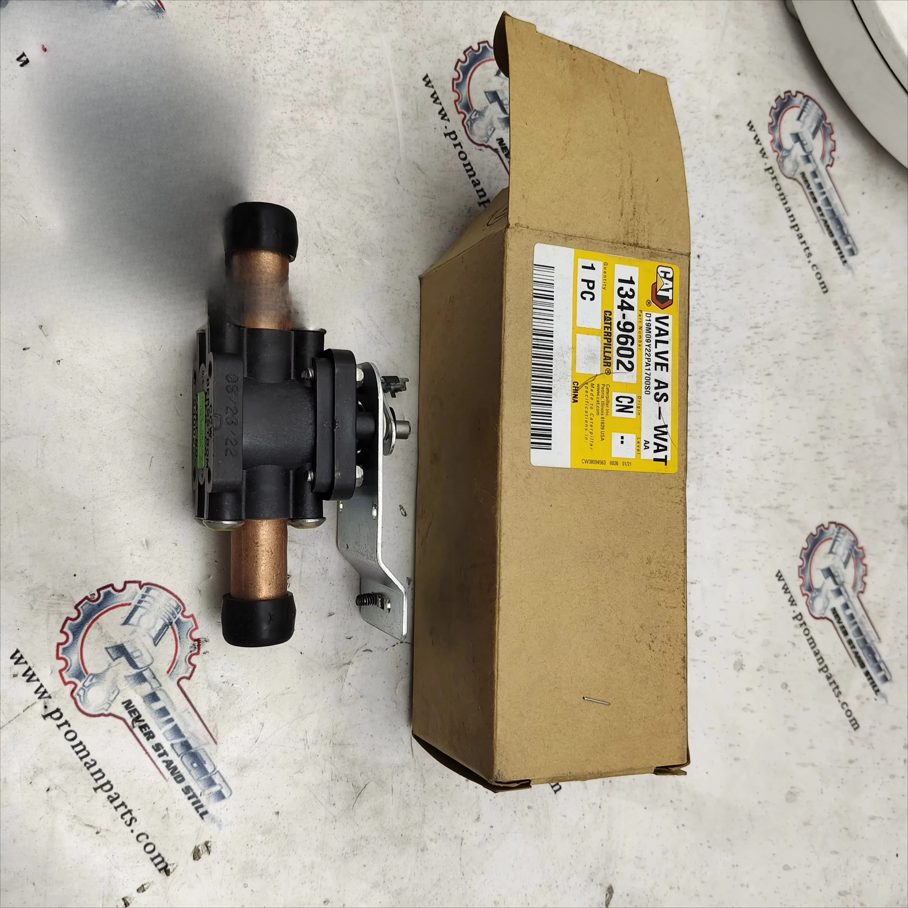 

Construction Machinery Parts 1349602 134-9602 Cab Heater Water Valve High Quality Spot Sales for TRACK-TYPE TRACTOR D7R II D6G2