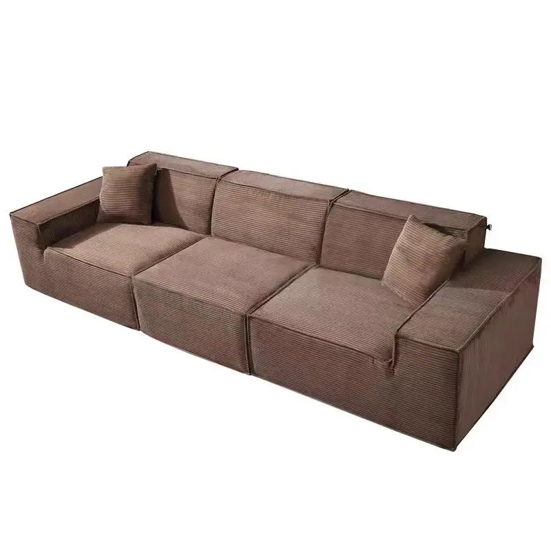 حقيبة لفة ضغط الفراغ أريكة مضادة لبوليمر إسفنجي كامل من القماش الكسول