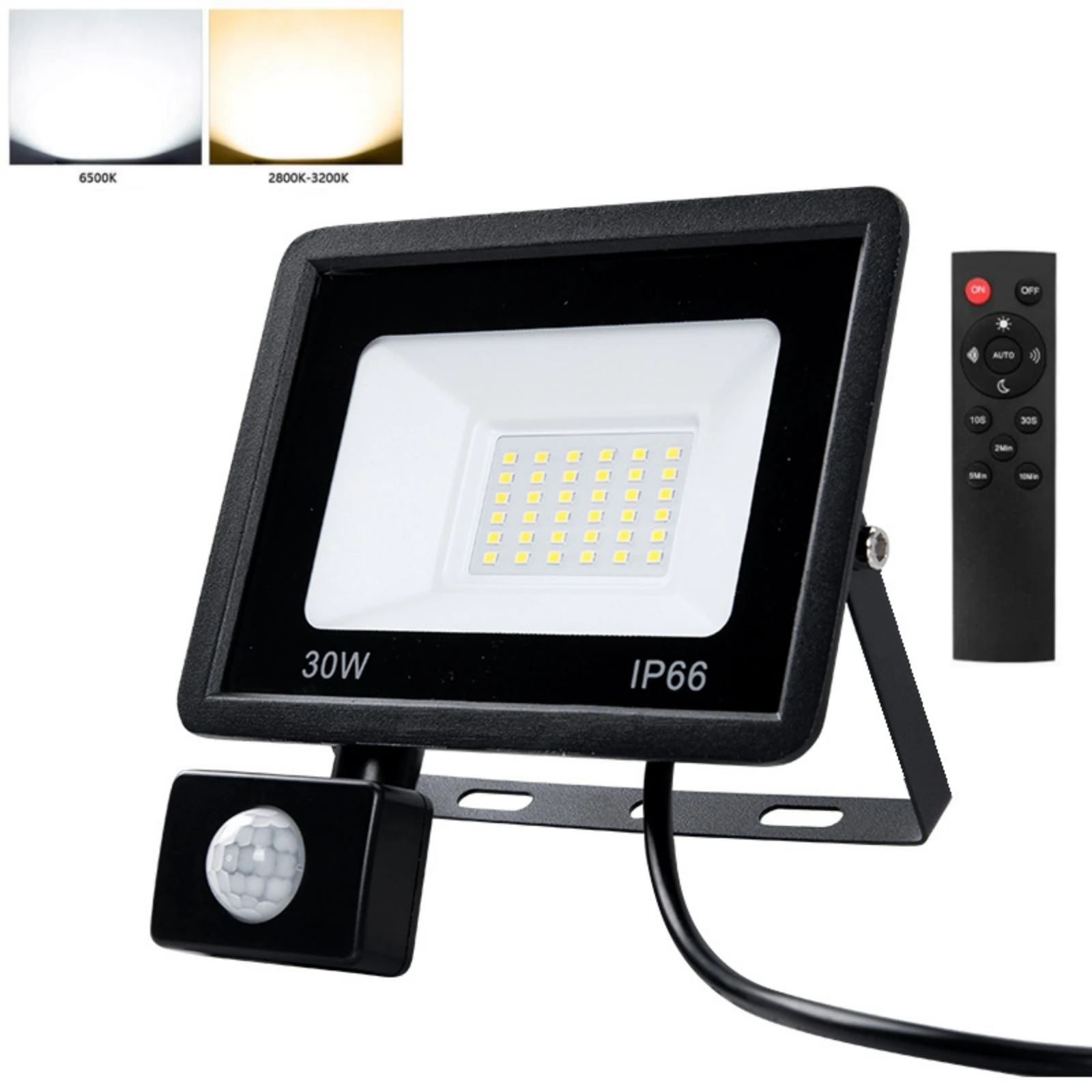  LED FloodLight PIR Motion Sensor Remote Control Waterproof Outdoor Wall Light Led Spotlight 100W 50W 30W 20W 10W for Garden