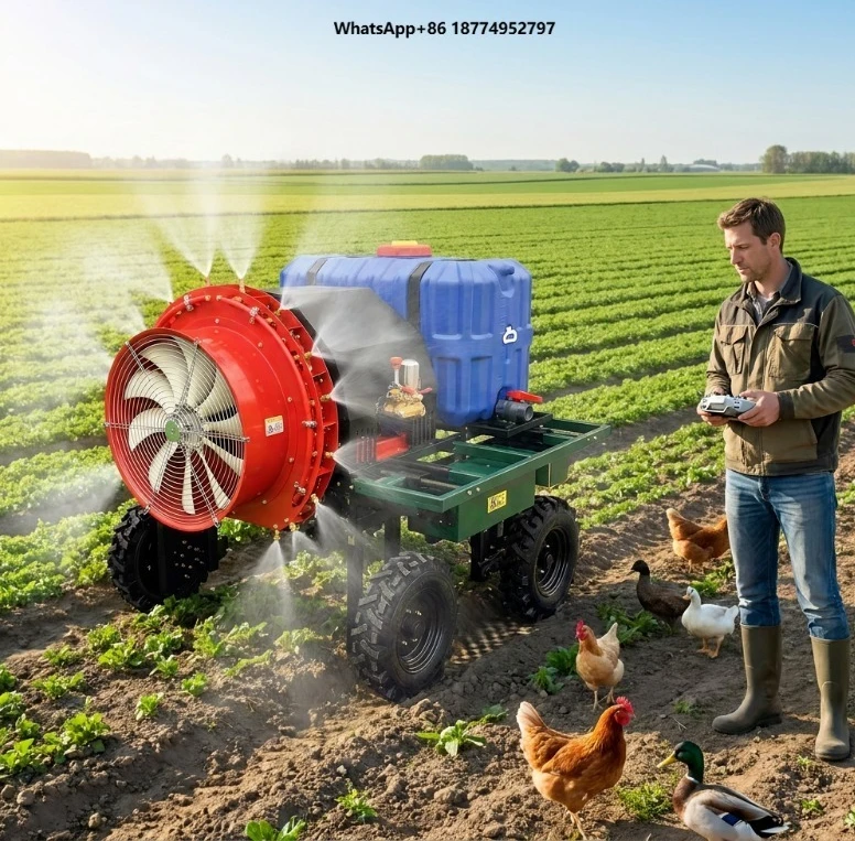 Remote Control Autonomous Sprayer Sprayer Dual 60V 20Ah Battery Pack air Blast Orchard Sprayer