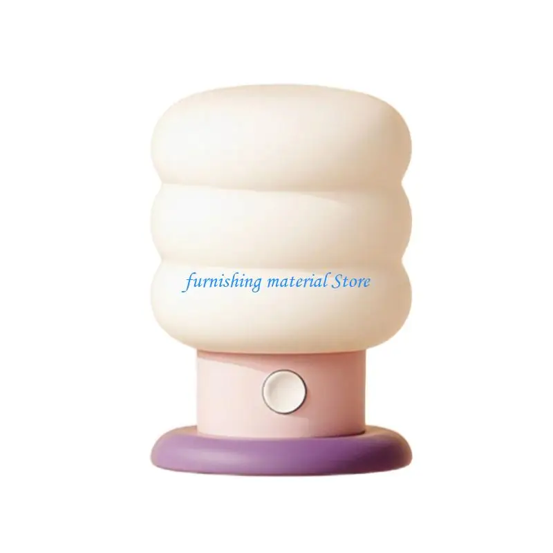 Y5GD USB Rechargeable Battery Operated Mood Lighting Silicone Texture for Home