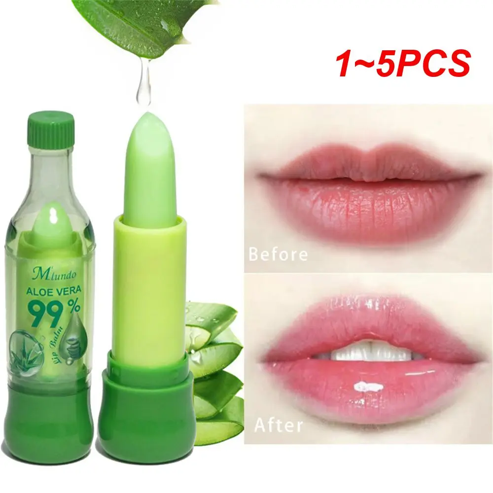 1~5PCS Unisex Lipstick Hydrate Throughout The Long-lasting Water Lock Lip Nourishment Lip Care Silky Texture