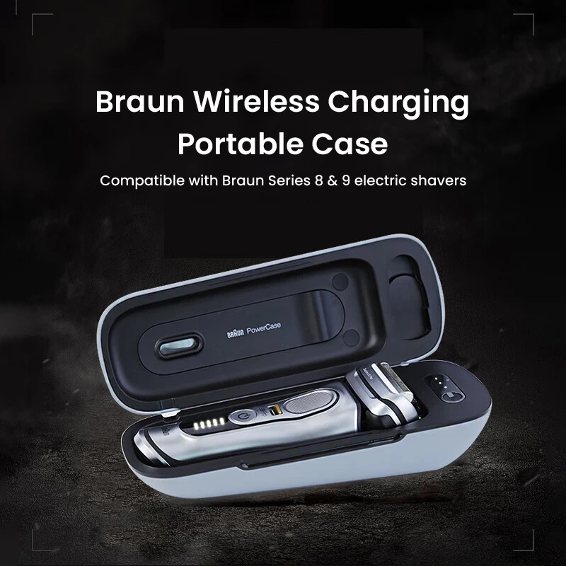 Braun Portable Charging Case for Braun Series 8 / Series 9 / 9Pro Electric Shavers Only Box‘