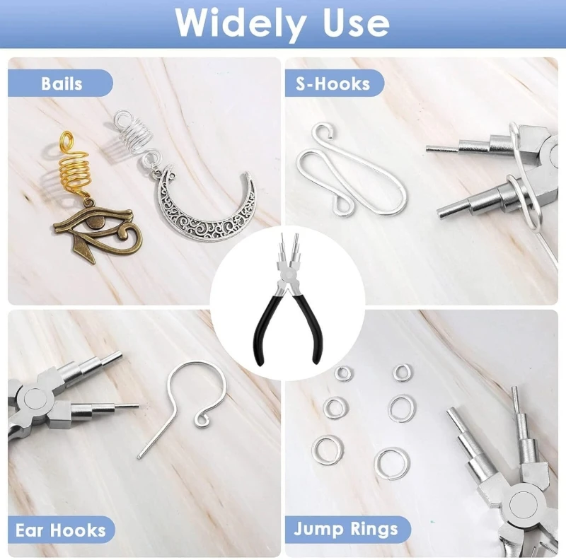 Jewelry Coiling Board and Plier Aluminum Alloy Wire Coiling and Wrapping Tool Jewelry Making Supplies Jewelry Wire Jig