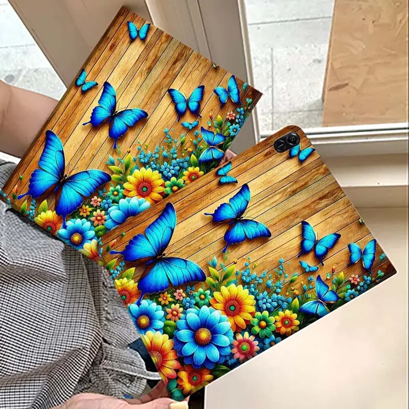 

Colorful Butterfly Design For Huawei MatePad M5 T5 SE 11 Pro Honor Tab 5 V7 V8 X9 GT 10.1 10.8 Inch Tablet Case