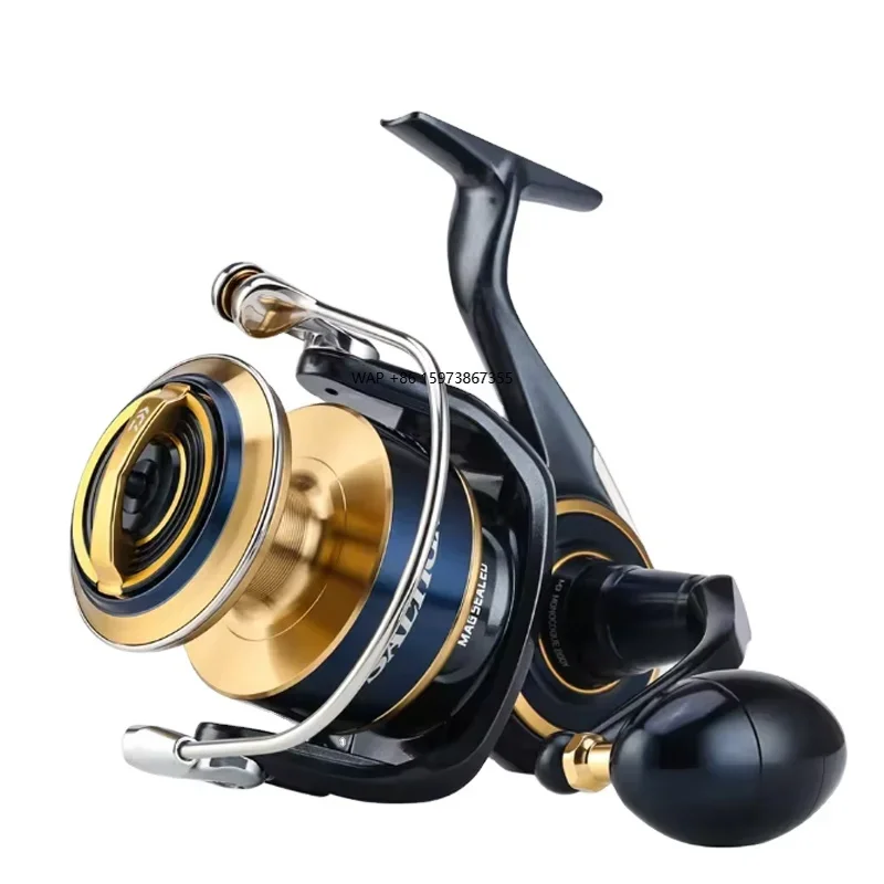 

100% Оригинальная катушка Daiwa Saltiga Peche-Accessoir для пресноводной троллинговой ловли в реках и озерах, морская рыболовная катушка 12BB+1