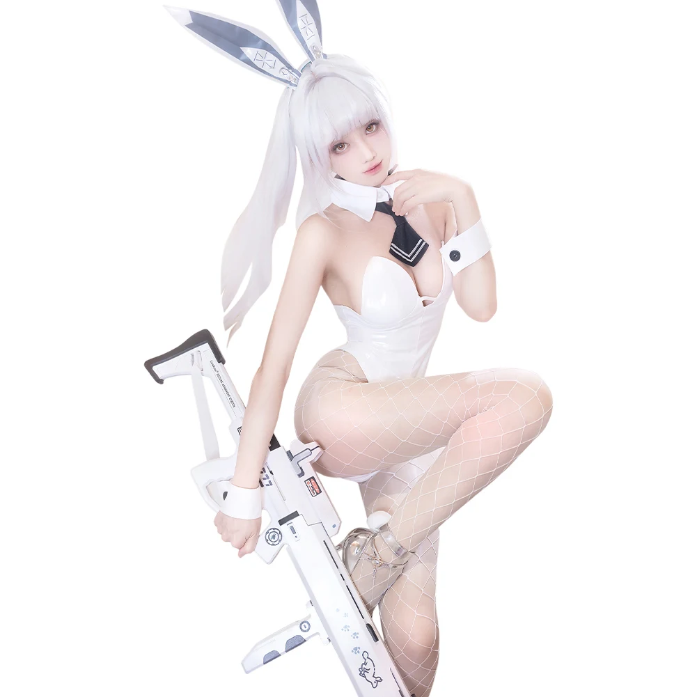 NIKKE The Goddess Of Victory Bunny Girl Blanc Noir Cosplay Fantasia Costume Sexy Uniform for Girls Women Halloween Disguise Suit