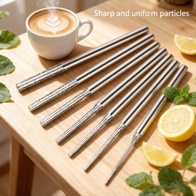 NEW 0.8-2.5mm Micro Coated Drill Bits, 2.35mm Shank, 10Pcs Durable Drill Bits for Glass Jade Amber Jewelry Making & Wood Work