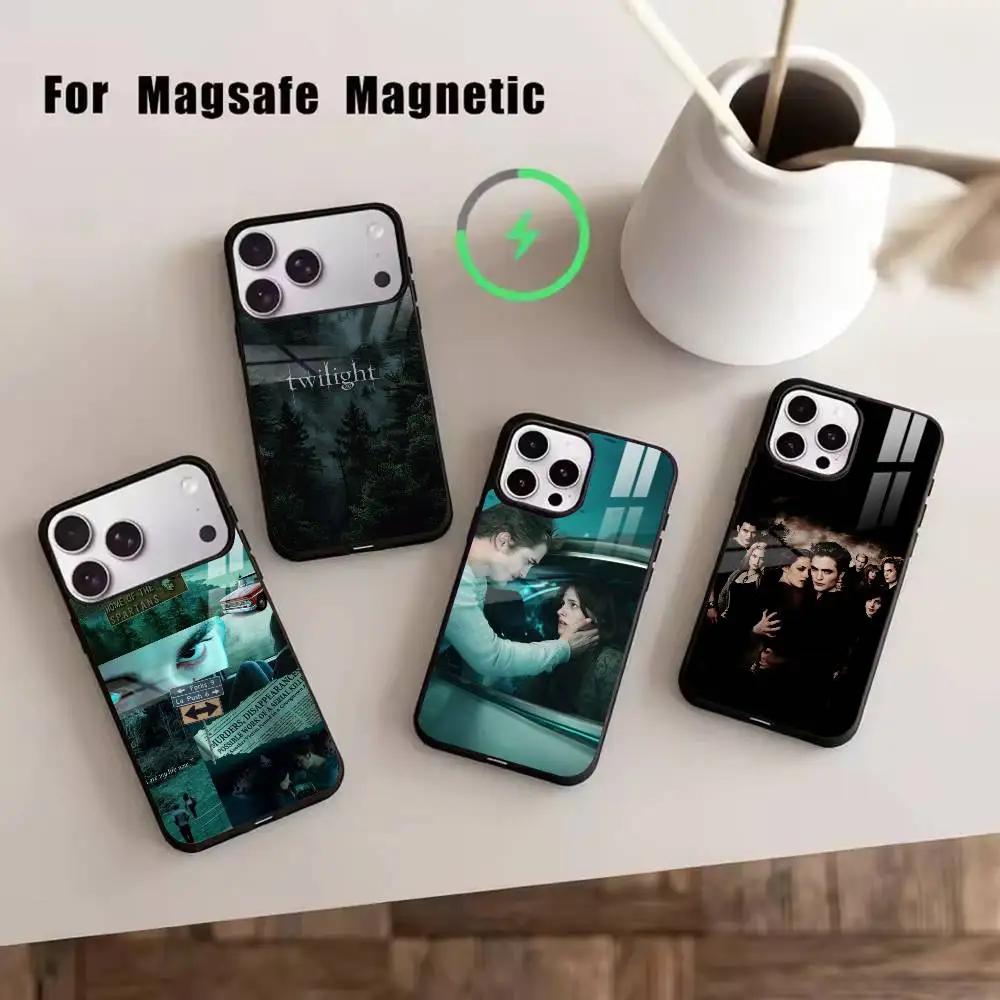 

T-Twilight Saga Edward Phone Case For iPhone17,16,15,14,13,12,11 Plus,Pro Magnetic with Magsafe Wireless Charging