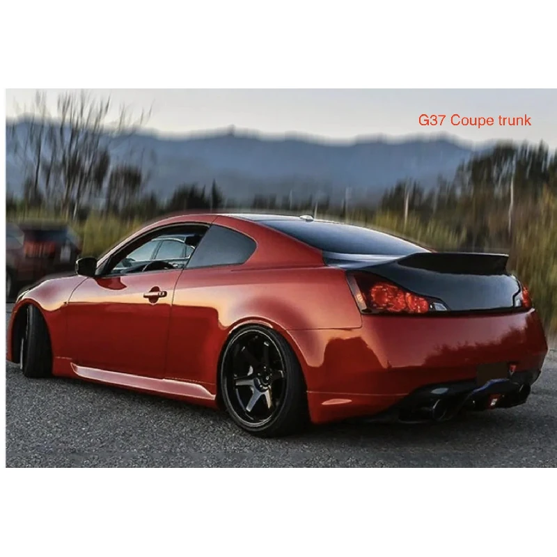 

Lightweight Durable Carbon Fiber Trunk Lid Direct Bolt‑On Upgrade Kit For G37 2007-2013 Coupe Vehicles