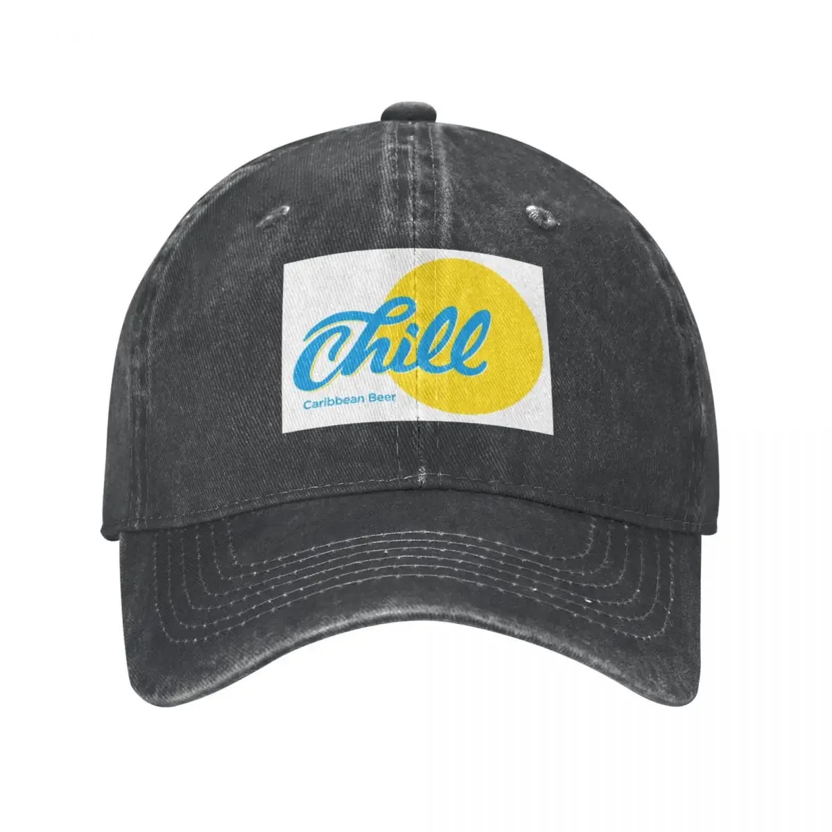 Chill Logo (Check Version 2) Cowboy Hat Military Tactical Cap Ball Cap Caps Male Women's