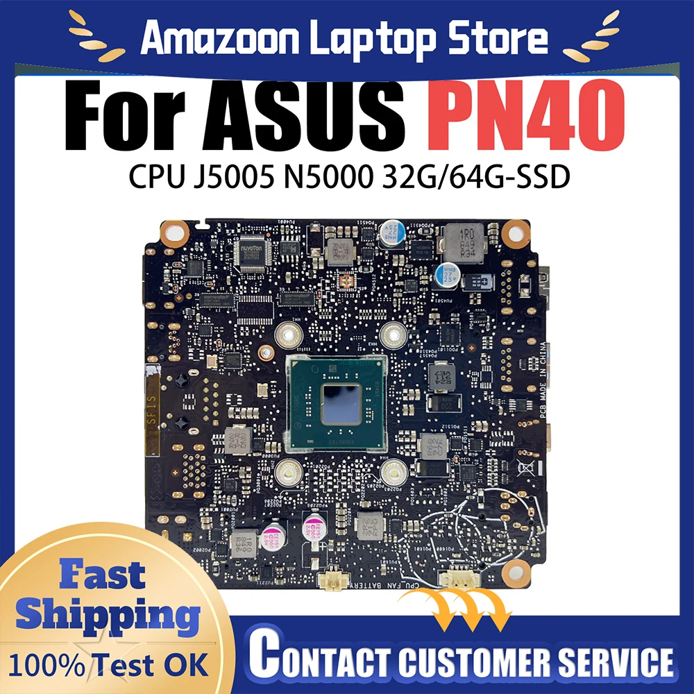 

For ASUS Vivo Mini PC PN40 Mainboard Laptop Motherboard PN40 N4000 N4100 N4020 N5000 N5030 Genuine Component 100% Tested