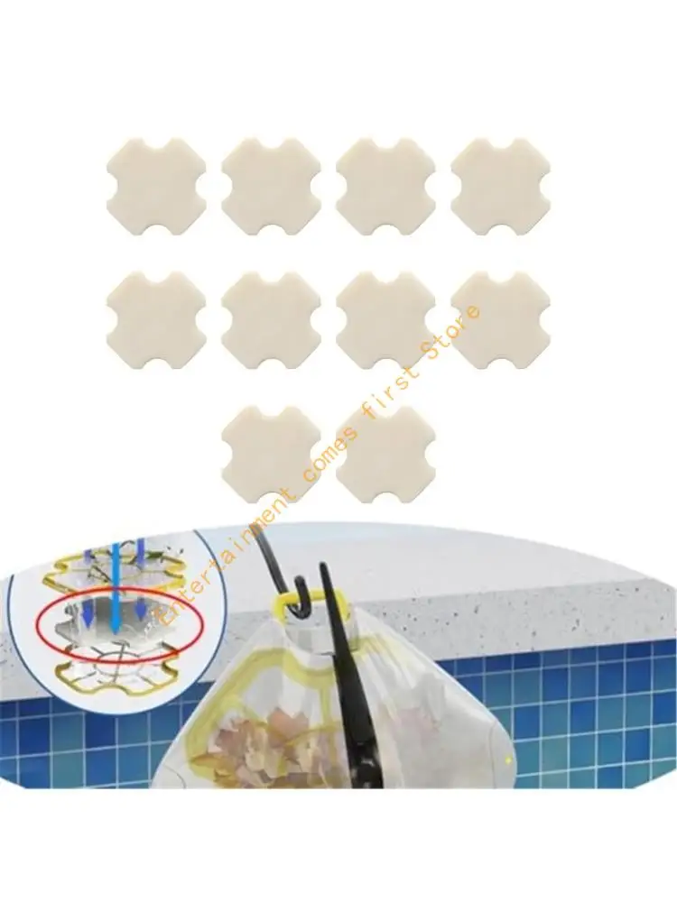 Pool Vacuum Filter Pad Insert with PU Filter Insert for Pond and Swimming Pool Cleaning, Washable Pad for Routine Debris Control