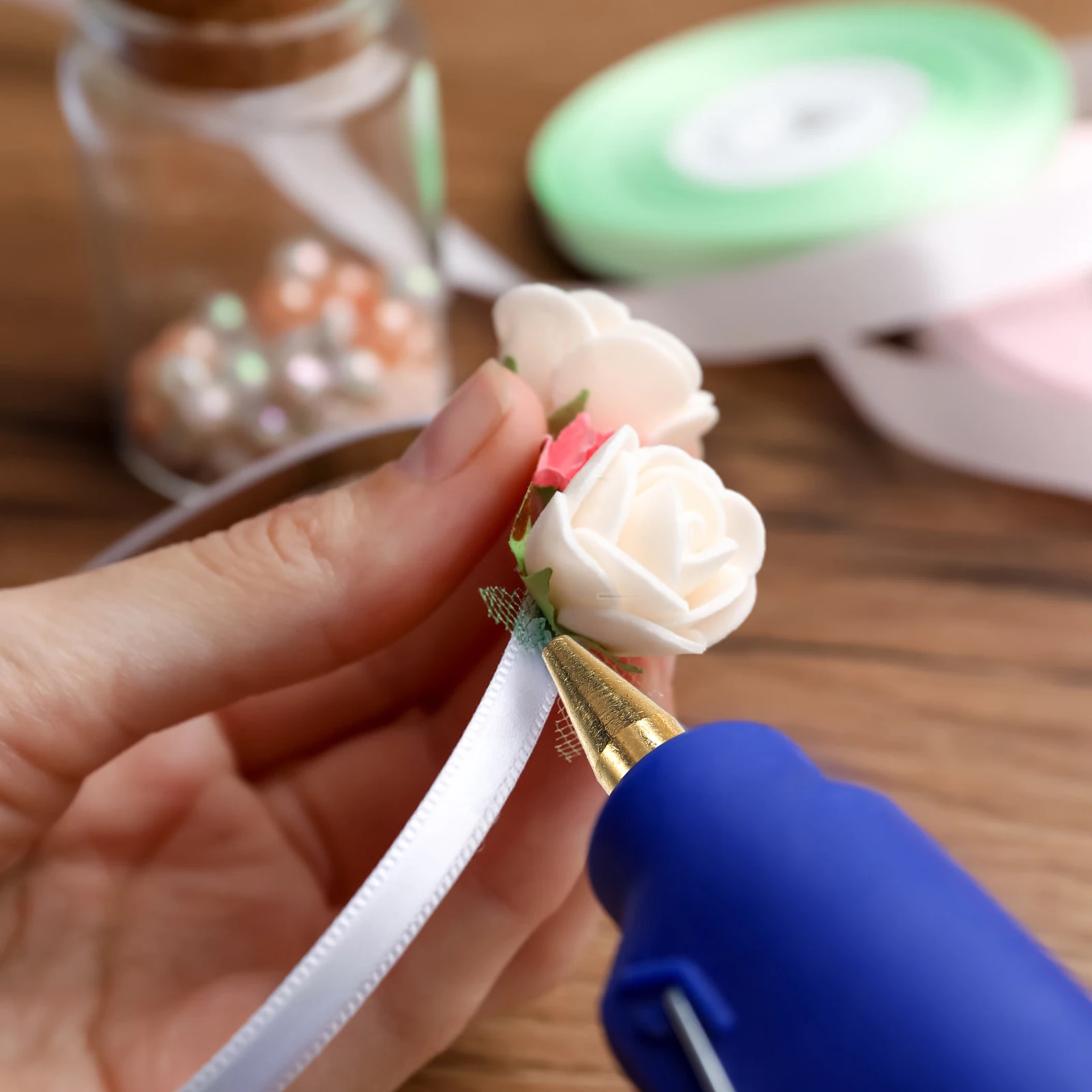 

4pcs Glue Gun Nozzle Accessories Sprayer Parts Copper Anti-Drip Replaceable Tips Long Tube for Craft Repair Tools Hot Melting
