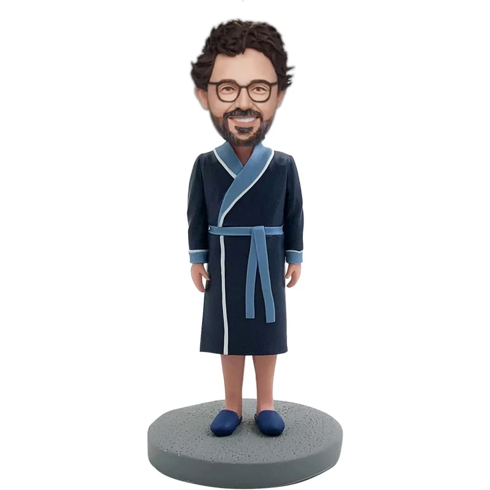 

Индивидуальные фигурки-бобблхеды ручной работы, персонализированные на заказ, специальные подарки по вашим фотографиям для парня, мужа, друзей.