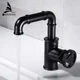 

Faucets Black Color Brass Crane Bathroom Faucets Hot and Cold Water Mixer Tap Contemporary Mixer Tap torneira WF-20A02