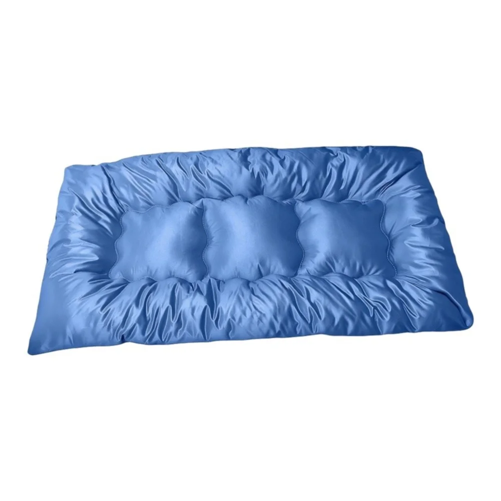 Large Pet Cooling Mat for Dogs Breathable Polyester Fiber Construction Imitation Ice Silk Feel for Warm Climates