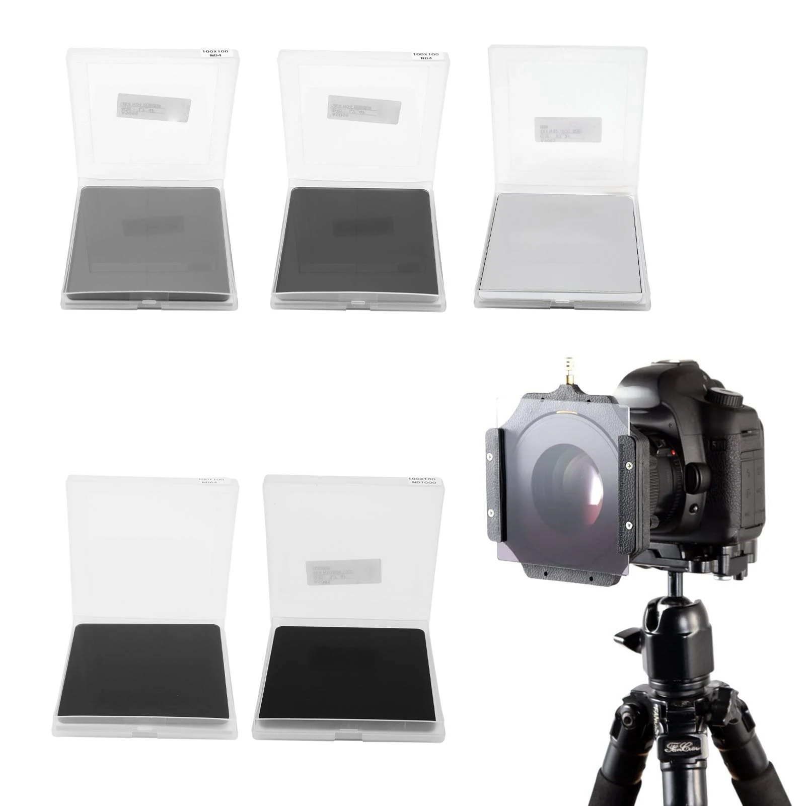 100x100mm  ND Filter Multi Layer Coating Neutral Density Filter for Photography 2mm Thickness 100x100mm  ND Filter