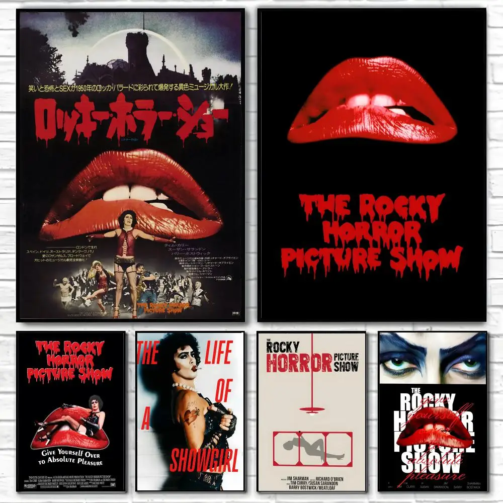 T-The Rocky Horror Picture Show Poster Classic poster and wall art prints are suitable for living rooms, bedrooms,and home