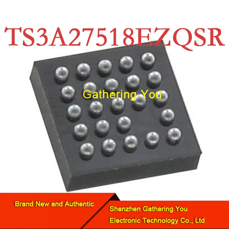 TS3A27518EZQSR BGA-24 Multiplex switch IC 6B 1-of-2 Mux/Demux w/240mhz BW Brand New Authentic