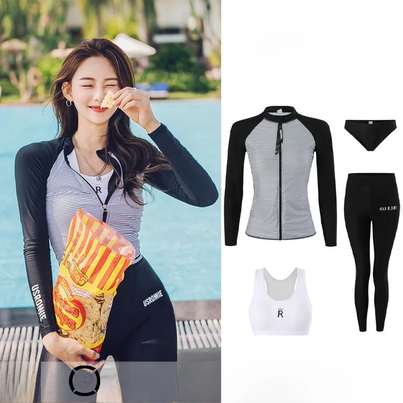 

Женский гидрокостюм с длинными рукавами на молнии, быстросохнущий, для серфинга, плавания, дайвинга, с эффектом похудения, с рисунком медуз