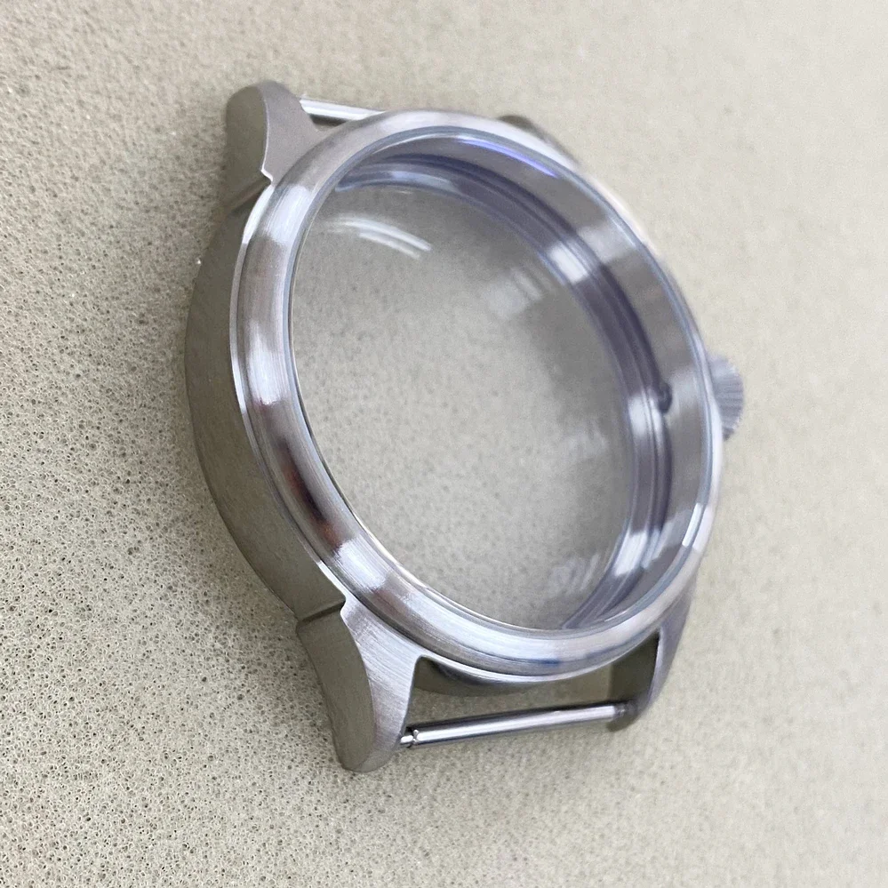 42MM Stainless Steel Transparent Bottom Sheet Frog Leg Sand Shell Masonry Head Can Be Installed ETA6497/ST3600 Movement