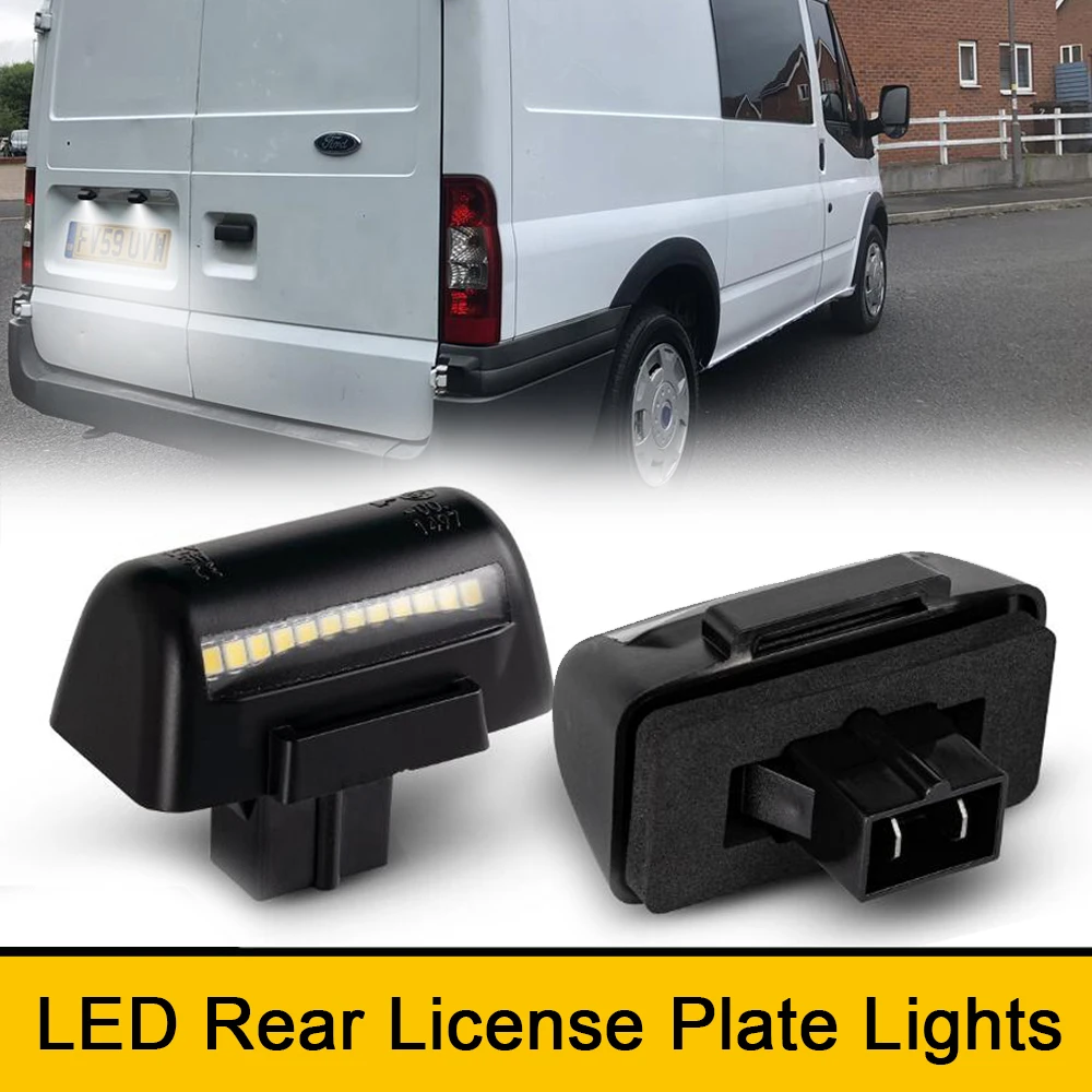 

2x 6000K LED License Plate Lights Free Error For Ford Transit Connect 2002-2013 Transit MK5 MK6 MK7 1985-2014 Car Accessories