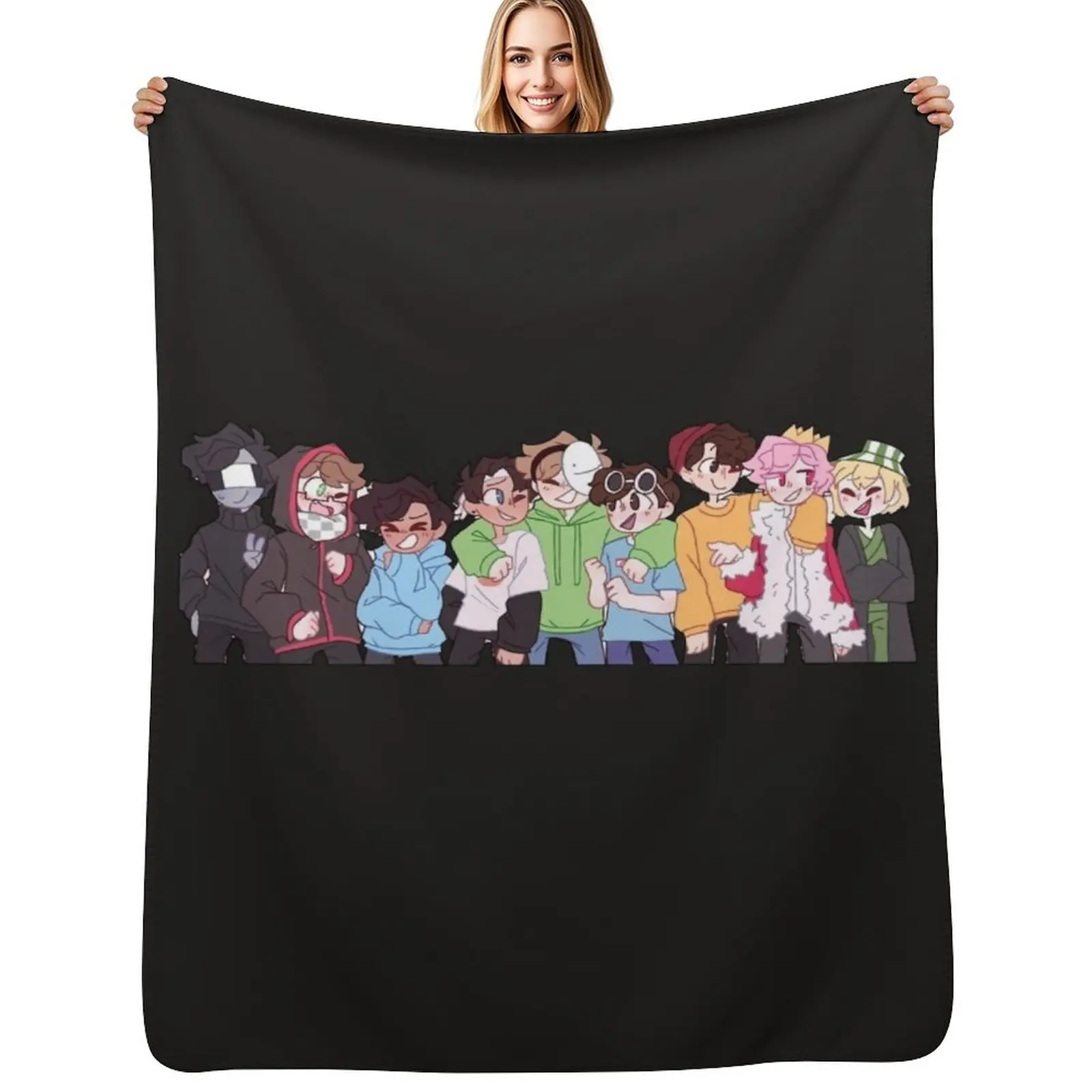 dream smp all members Throw Blanket Weighted Heavy Sleeping Bag Thermals For Travel Loose heavy to sleep Blankets
