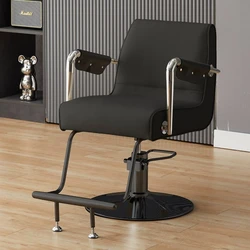 Silla de barbero ergonómica para peluquería, asiento de Metal ajustable, hermosa, económica, CC50L