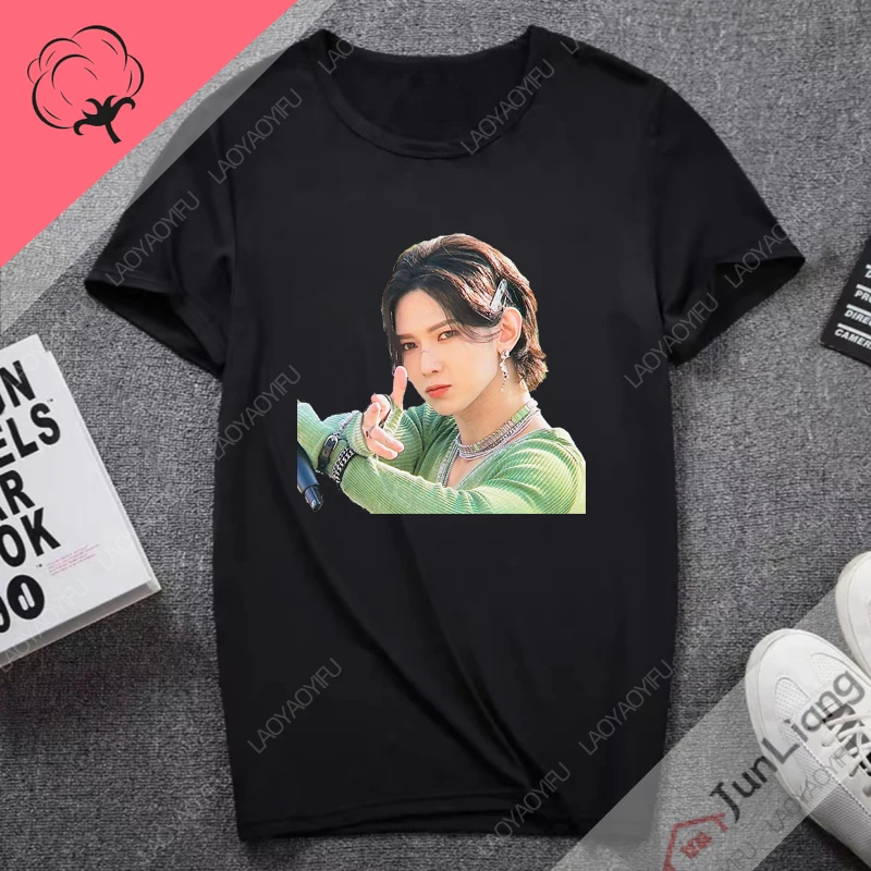 Kang Yeo Sang одежда для женщин 100% хлопок корейская мода женская блузка 2023 смешные футболки Zevity Женская Одежда Манга Kpop